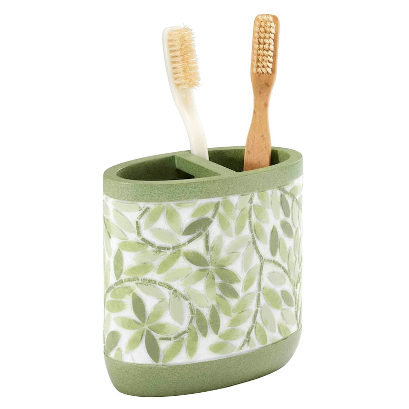 Avanti Linens Stratford Green Toothbrush Holder - Toothbrush Holder