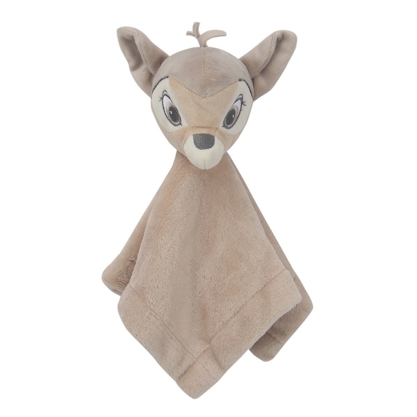 slide 2 of 4, Lambs & Ivy Disney Baby Bambi Deer/Fawn Security Blanket/Lovey - Taupe