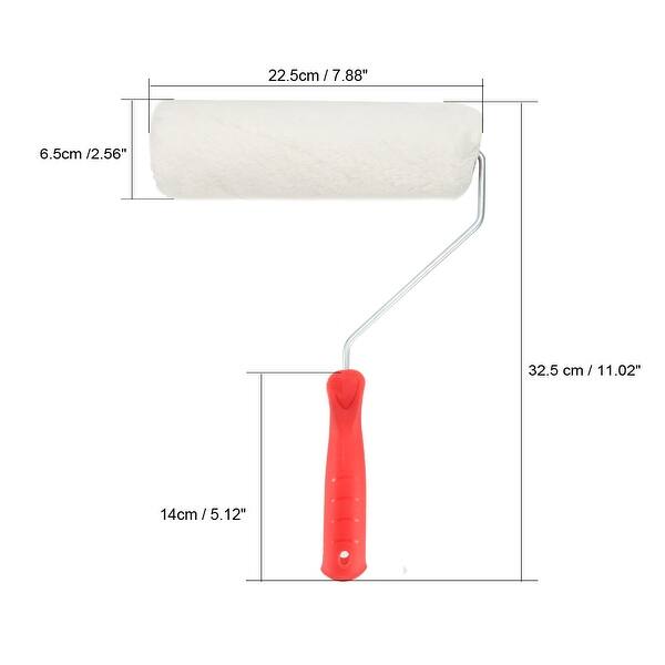 22.5cm Wall Paint Roller Brush Cotton Thread Cover Fame Kit Home Repair  Tools - 9" fibers - 9" Fibers - On Sale - Overstock - 25440704