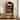 70" Tall Arched Bar Cabinet with Wine Racks and Display Case