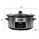 preview thumbnail 2 of 10, Homecookin 6 Quart Programmable Slow Cooker, Kitchen Appliances