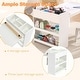 preview thumbnail 2 of 10, Kids Art Table and Chairs Set with Large Storage for Writing Drawing