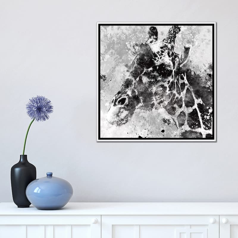 iCanvas "Giraffe" by Carol Robinson Framed Canvas Print