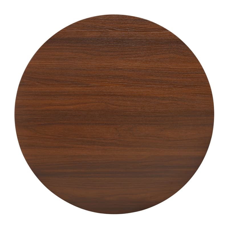 Mid-Century Modern Coffee & End Table Set with Tambour Doors - 2-Piece Wood Finish Living Room Storage