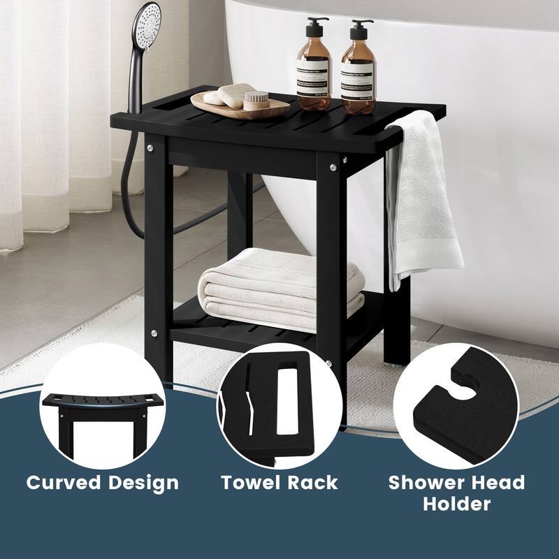 Anapolis Poly Shower Bench