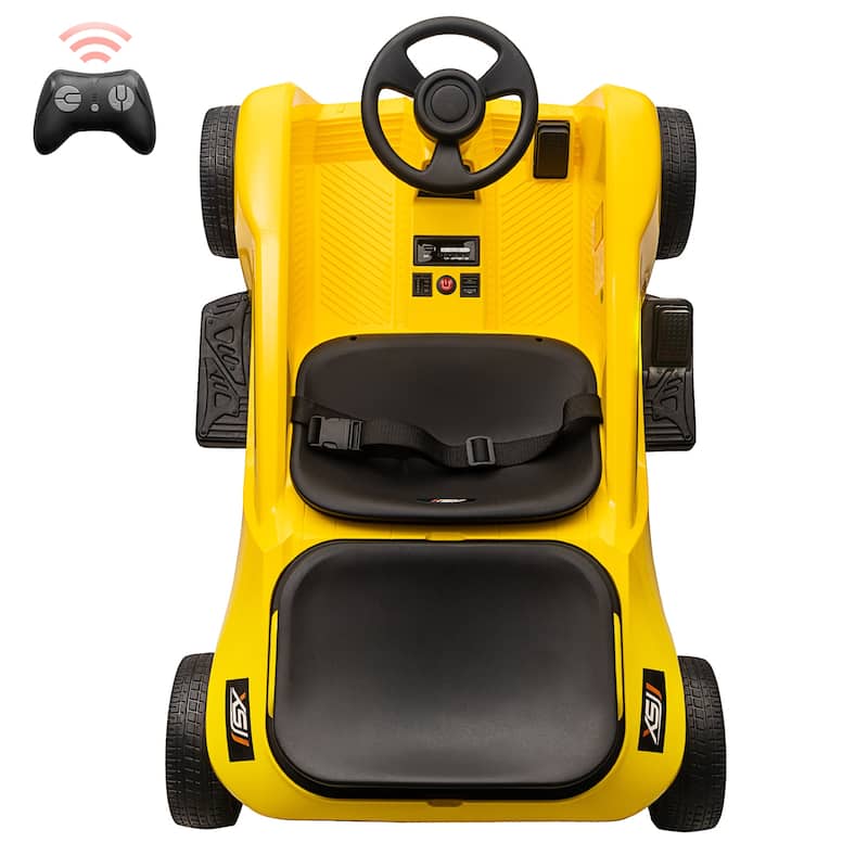 2 Seaters 4-Wheelers Electric Ride On Toy for Kids, 24V 120W*2 Powerful Motors Max Load 200 Lbs