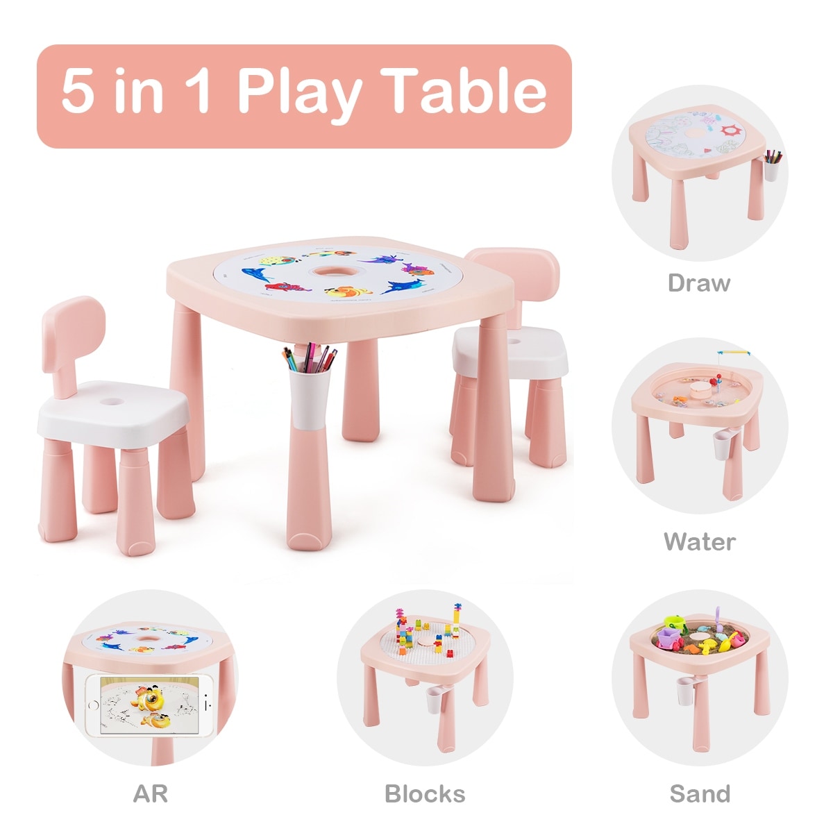 5 in 1 activity table