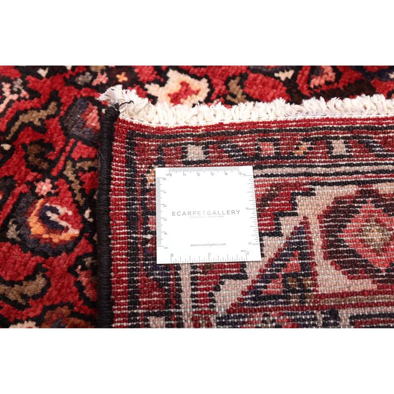 ECARPETGALLERY Hand-knotted Andelz Red Wool Rug - 3'9 x 10'8