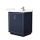 Option Dark Blue / Giotto Quartz Top / Brushed Nickel