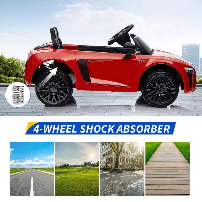 Ride Car for Kids, 12V Power Battery Electric Vehicles for 3-7 Toddlers