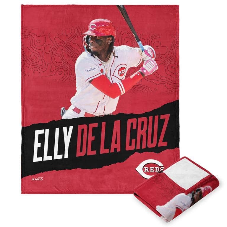 MLB Cincinnati Reds Player Silk Touch Throw Blanket