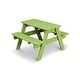 preview thumbnail 20 of 30, POLYWOOD Kids Outdoor Picnic Table Lime
