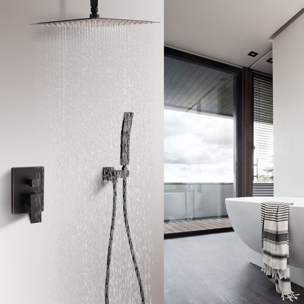 YASINU 2 Function Ceiling Mounted Square Rainfall Shower