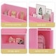 preview thumbnail 10 of 14, Wooden Kids Desk & Chair Sets with Hutch and Storage Cabinet