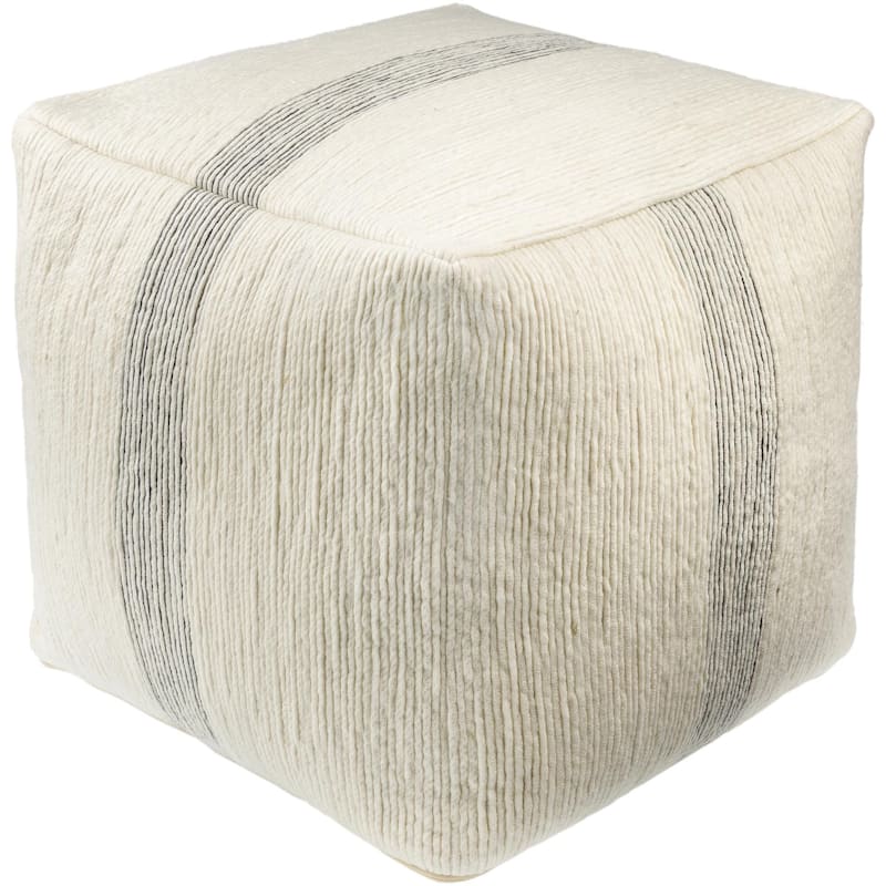 Wheeler Woven Pouf