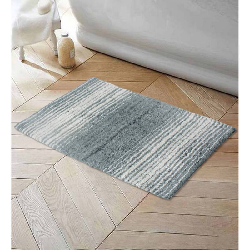 Gradiation Collection Absorbent Cotton Machine Washable Bath Rug