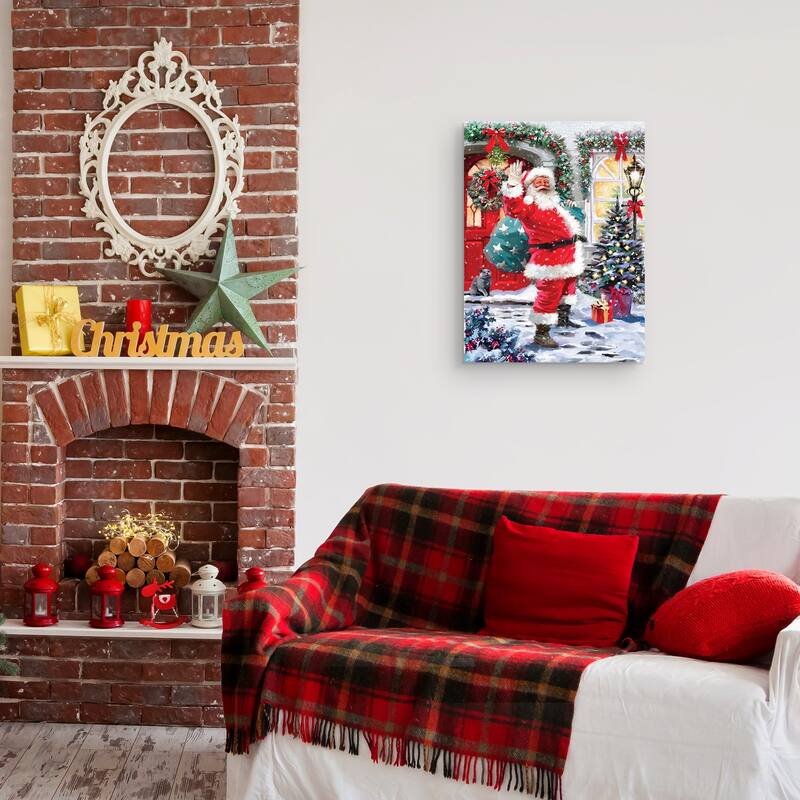 Santa 4 Canvas Art Print