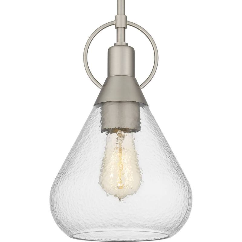 Quoizel Piccolo Pendant 1-Light Mini Pendant in Brushed Nickel
