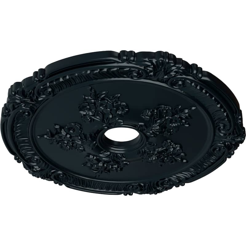 26"OD x 3 3/4"ID x 1 1/2"P Attica with Rose Ceiling Medallion
