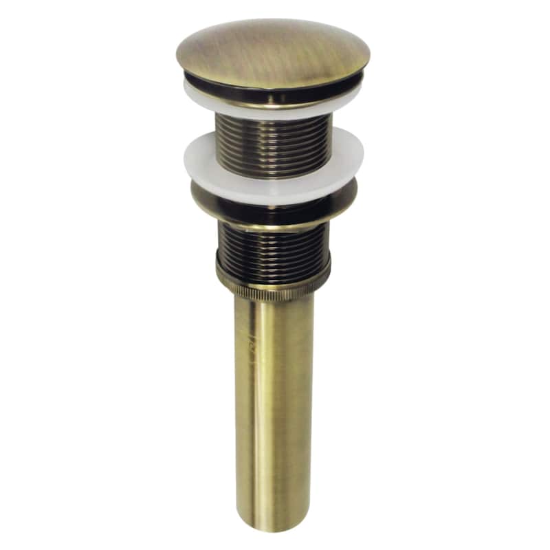 Coronet Brass Push Pop-Up Bathroom Sink Drain - Polished Brass