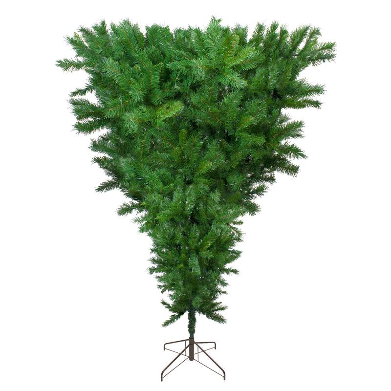 9' Sugar Pine Artificial Upside Down Christmas Tree - Unlit - 9 Foot