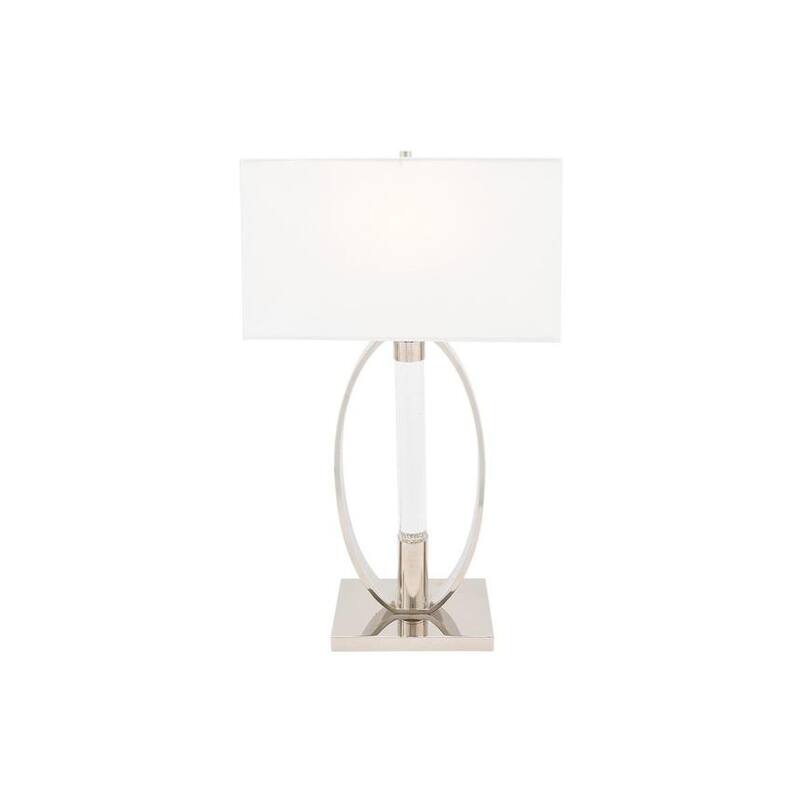 Sparkling Crystal & Chrome Table Lamp - N/A