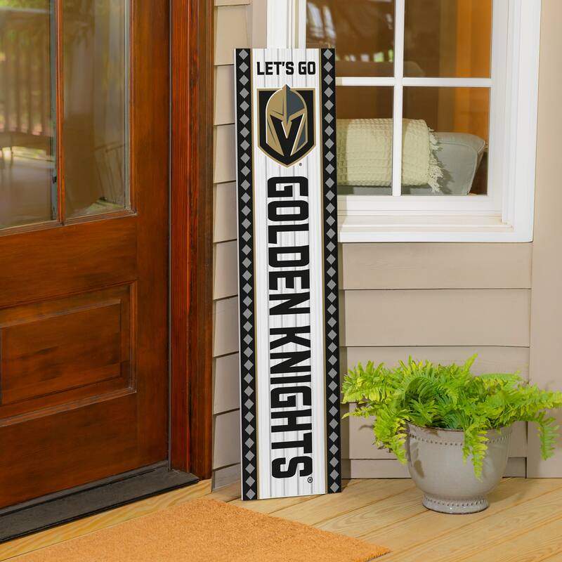 47" Double Sided Seasonal Porch Leaner, Vegas Golden Knights - 47" x 11.25"