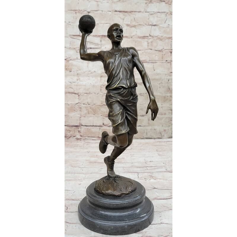 Signed Original Miguel Lopez Milo Michael Jordan Tribute Bronze Sculpture Gift