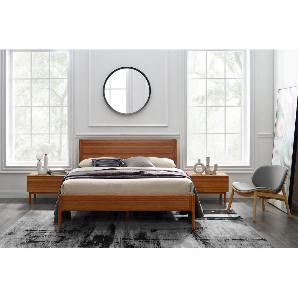 Hansen King Platform Bed, Copper