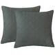preview thumbnail 30 of 39, Subrtex Throw Pillow Simple Square Covers,2pcs Gray
