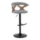 preview thumbnail 112 of 141, Carson Carrington Viby Adjustable Bar Stool with Rounded T Footrest (Set of 2)