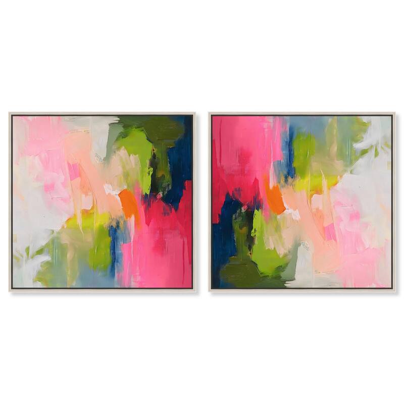 Shopping Bag and Some Drinks Canvas by Art Remedy - 10" x 15" - Silver