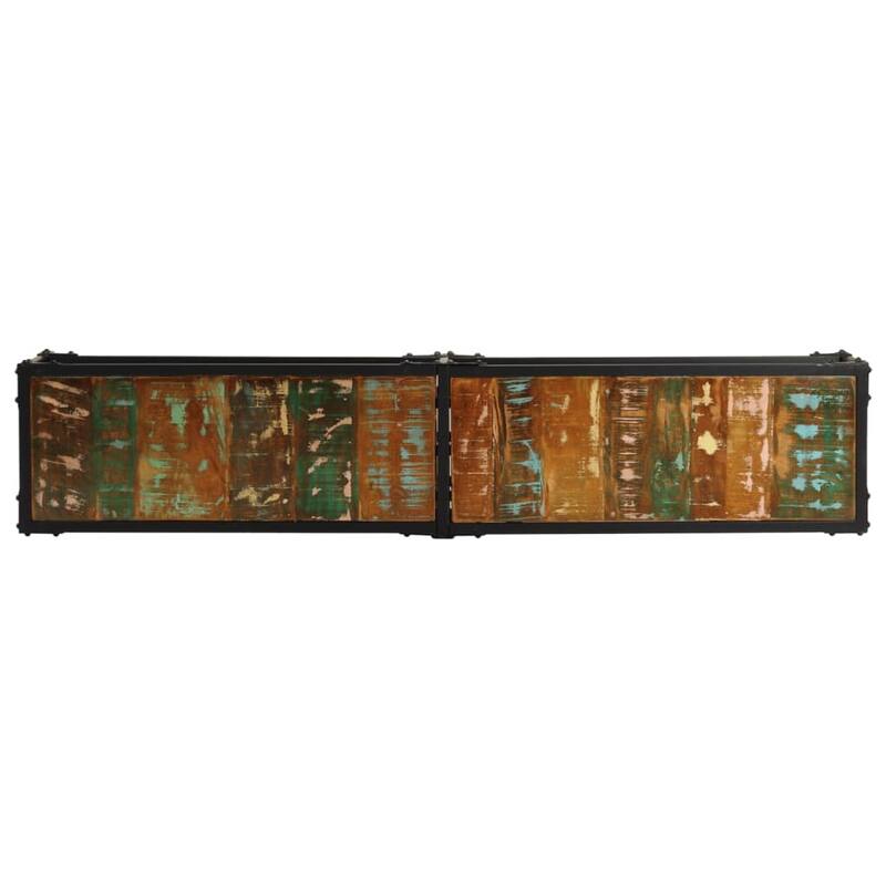 vidaXL TV Stand 59.1"x11.8"x16.1" Solid Wood Reclaimed - 59.1" x 11.8" x 16.1"