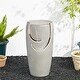 preview thumbnail 10 of 48, Glitzhome 30"H Oversized LED Ceramic Fountain