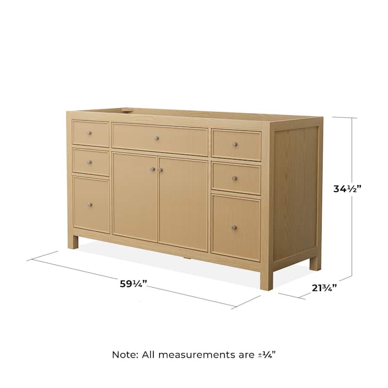 Wyndham Collection WCF9292-60S-CXSXXMXX Pendry 60" Double Free