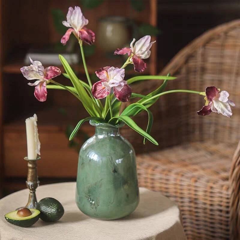 RusticReach Silk Iris Flower 22" Tall