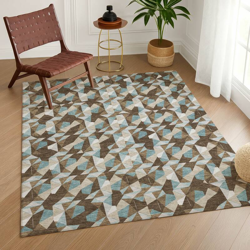 Machine Washable Indoor/ Outdoor Chic Hooper Chantille Rug