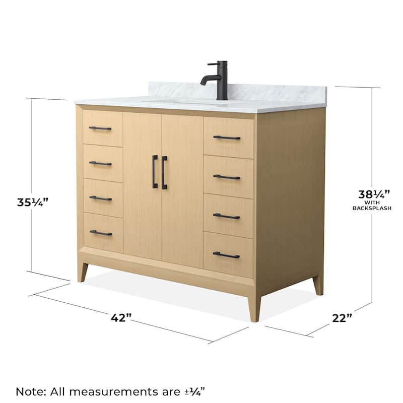 Wyndham Collection WCH7575-42S-CMUNS-MXX Janna 42" Free Standing