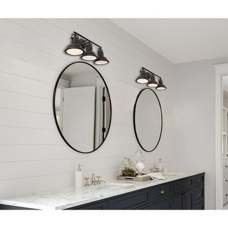Westinghouse Lighting Boswell Three-Light Oil Rubbed Bronze Indoor Wall Fixture