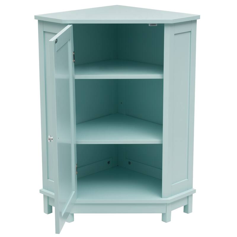Triangle Corner Bathroom Cabinet with Shelf