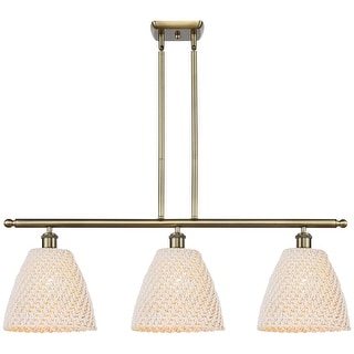 Innovations Lighting Endless Possibilities Ballston - Bristol Natural - 3 Light 36" Stem Hung Island Light