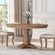 preview thumbnail 11 of 18, Castner Wood Dining Table by Christopher Knight Home Natural