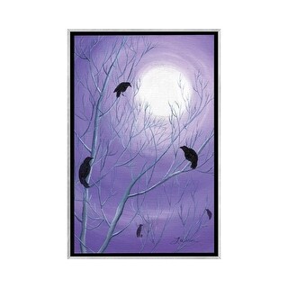 iCanvas "Crows On Empty Branches" by Laura Iverson Framed
