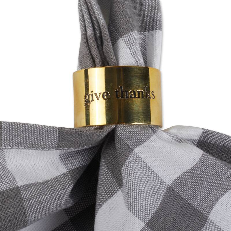 DII Fun Decorative Party Napkin Rings, 1.5" Diameter (inside)