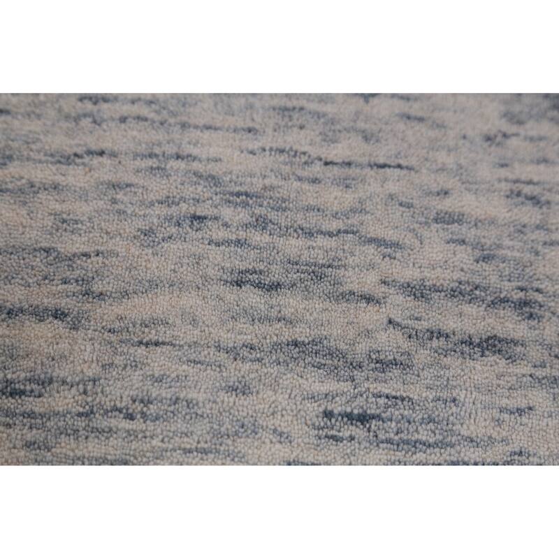 Hand Knotted Oriental 100% Wool Carpet Tribal Tribal Greys & Charcoal Gabbeh Area Rug - 9' 10'' X 8' 3''