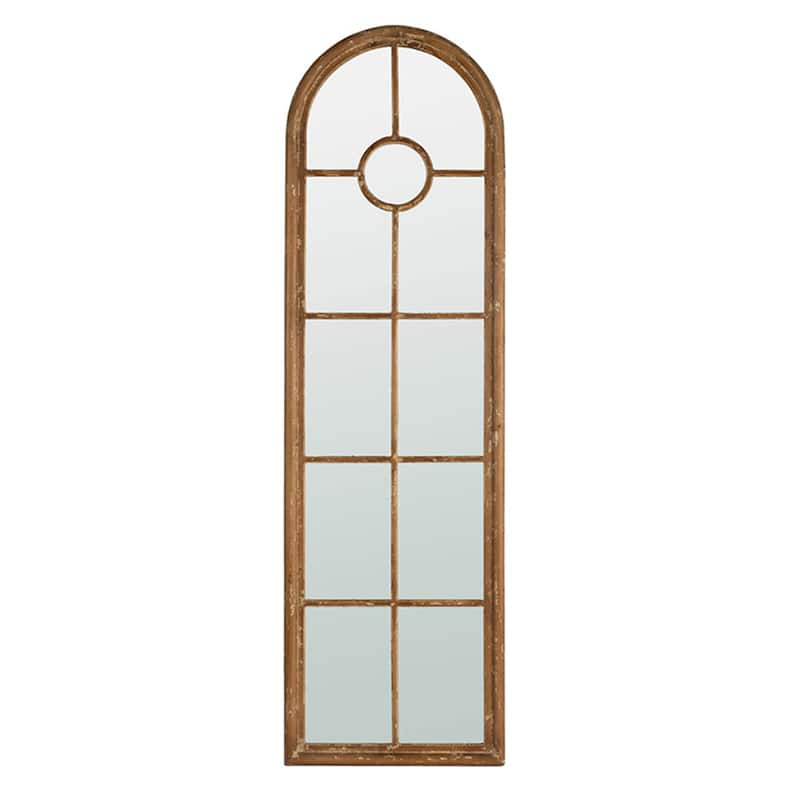 Half-Round Elongated Mirror