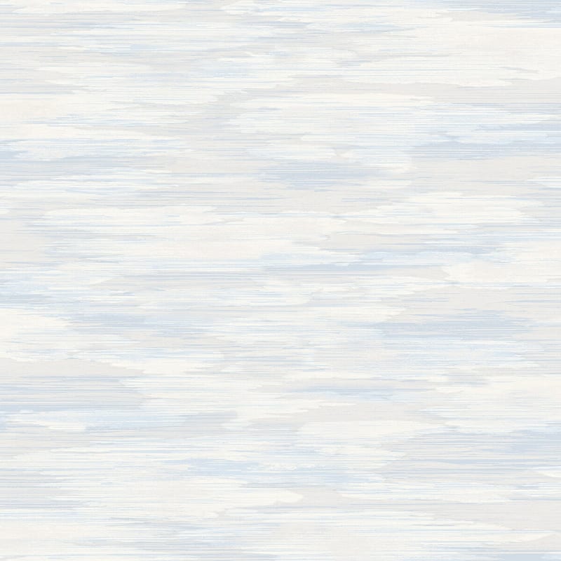 Seabrook Designs Stria Wash Unpasted Wallpaper - 27 in. W x 27 ft. L - Blue Mist