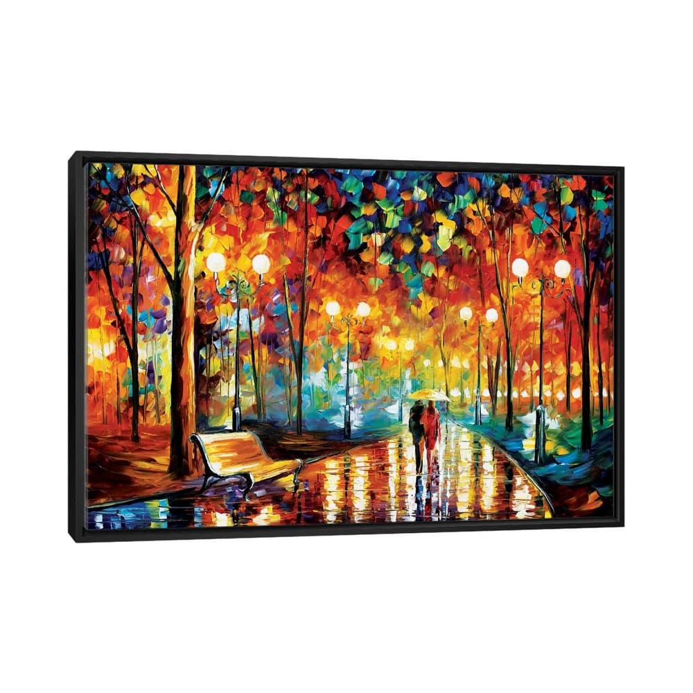 iCanvas "Rain's Rustle II" by Leonid Afremov Framed Canvas Print