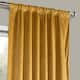 Exclusive Fabrics Heritage Plush Velvet Sing Curtain (1 Panel)