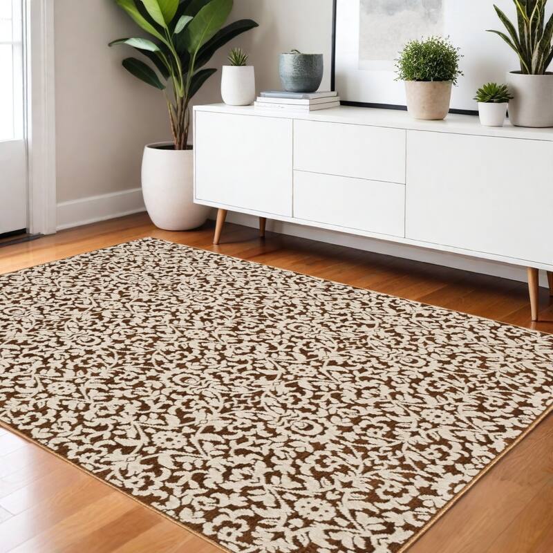 HomeRootsOriental Traditional Runner Area Rug - 64.96' X '45.67' X '0.39
